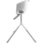 Beaba Up & Down 改良版可調節高腳餐椅 (灰白色/六種高度/五點安全帶)